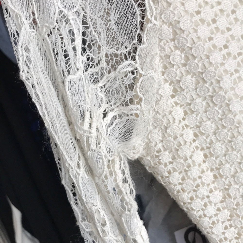 SEA New York White Lace Long Sleeve Dress - Picture 2 of 3